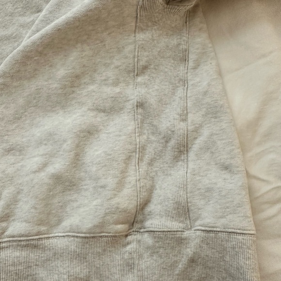 TNA cozy boyfriend hoodie in heather cloud white - Picture 6 of 9